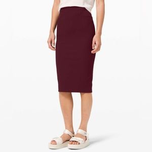 Lululemon New Route Pencil Skirt